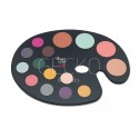 Paleta pintor make-up 4 polvos 11 sombras