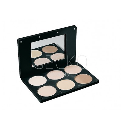 Paleta make-up vacia 6 polvos a elegir