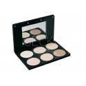 Paleta make-up vacia 6 polvos a elegir