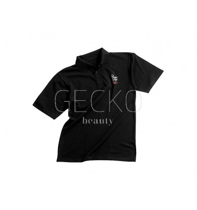 Polo negro hombre L