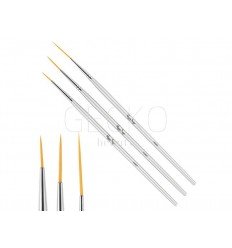 Juego de 3 pinceles Nail art