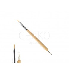 Pincel nail art / herramienta de jaspear 2 en 1