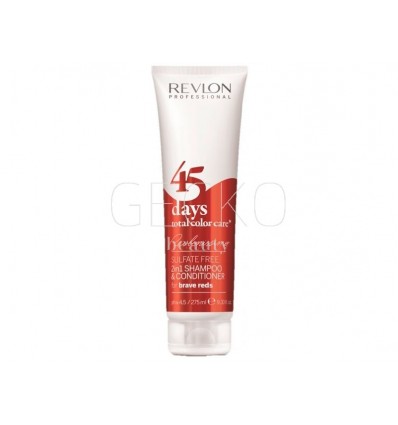 REVLONISSIMO 45DAYS CHAMPU&ACOND. BRAVE REDS 275ML