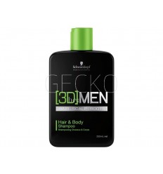 CHAMPU CABELLO Y CUERPO 3D MEN 250 ML